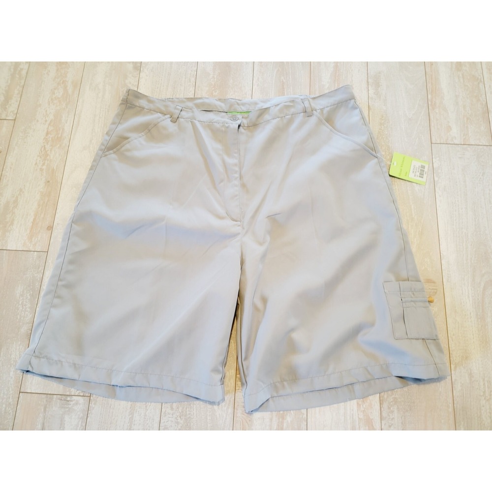 Allyson Whitmore 18W Golf Shorts Women's Gray‎ Pockets NWT